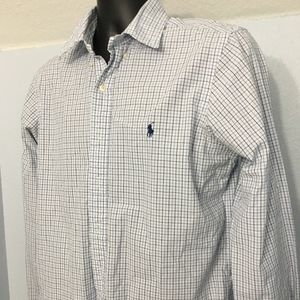 Ralph Lauren Gingam Blue Check 15 1/2 by 39